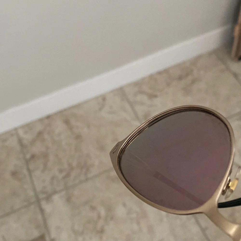 Versace VE2168 Pink Gold Mirrored Sunglasses Full Set Box Case 57-16-140